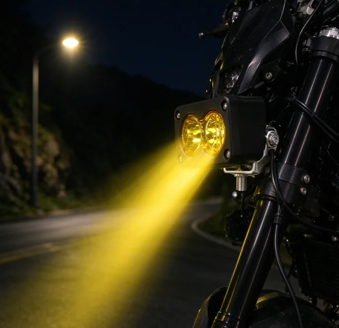 Flyming Led  Light Bar For Talaria Xxx 3x Dual Color Amber White Plug And Play Off Road Light Pod Kit With Bracket
