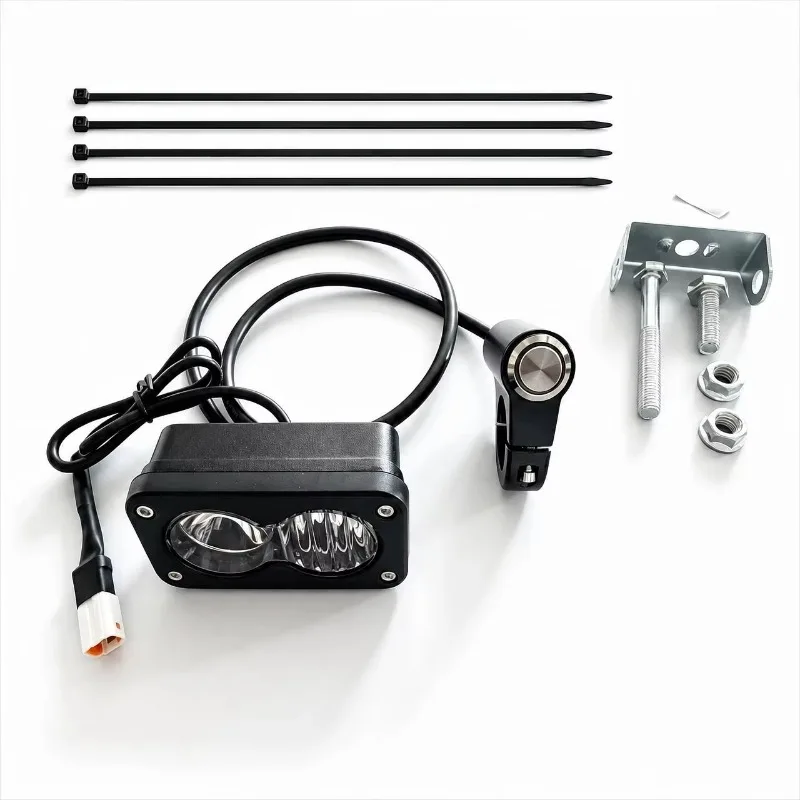 LED Baja Light Bar for Talaria XXX 3X Dual Color Amber White Plug and Play Off Road Light Pod Kit with Bracket