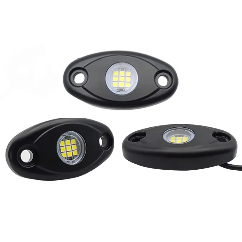 Tech 9LED Waterproof Single Color Rock Light   Mini Rock Light