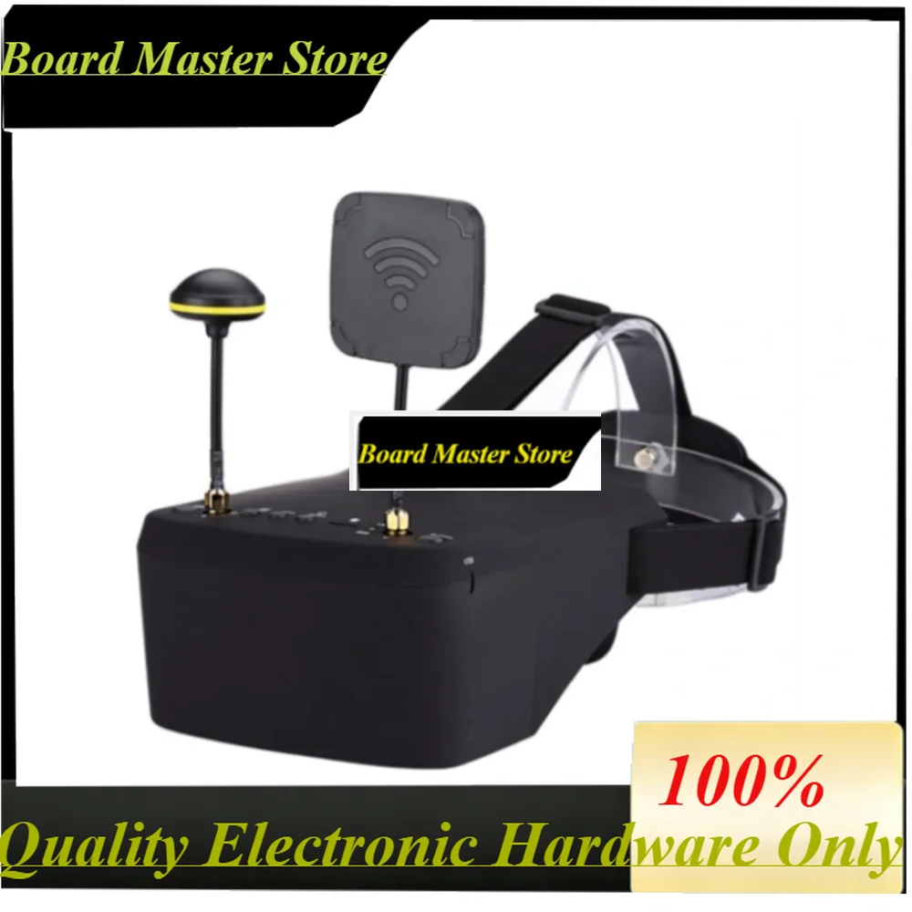 BoaMasMFPV Goggles 5.8GHz 40ch Receiver With DVR 5 Inch 800x480 HD Screen Built-in 3.7V/2000mA Battery For RC FPV Drone