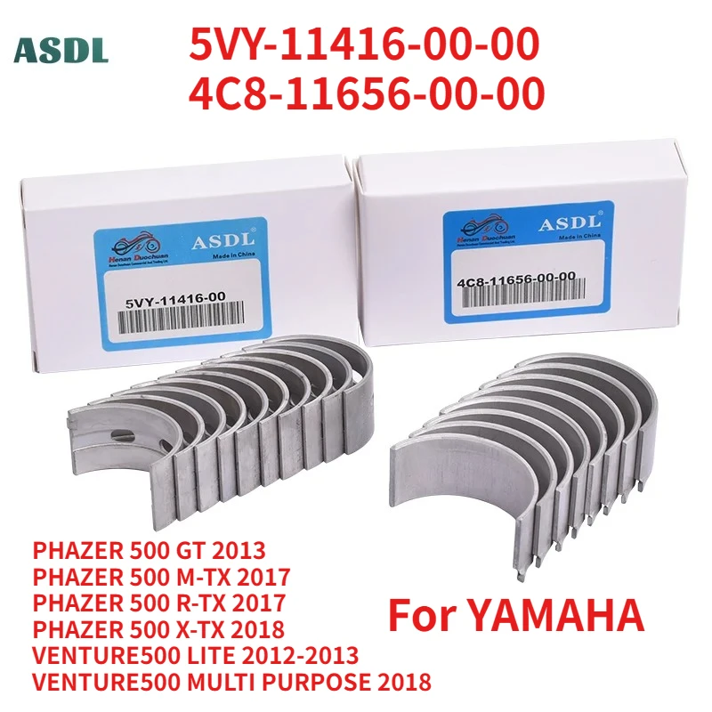 For YAMAHA VENTURE500 LITE MULTI PHAZER 500 GT M-TX R-TX X-TX 4C8-11656-00-00 Snowmobile Connecting Rod Crankshaft Bearing