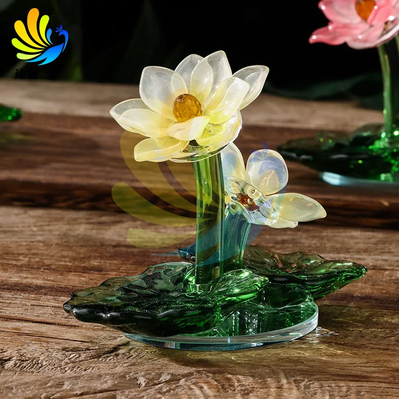 CX lotus ornament simple modern style home living room decoration crafts