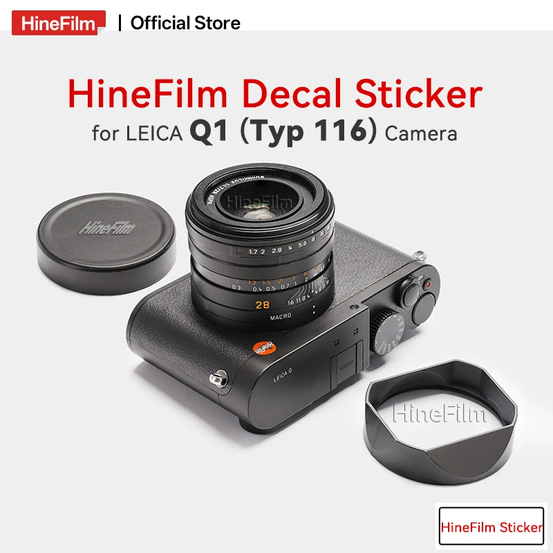 Hinefilm Skin for Leica Q1 TYP 116 Camera Sticker Protective Film Q 1 Camera Premium Decal Skin Anti-Scratch Wrap Cover Film