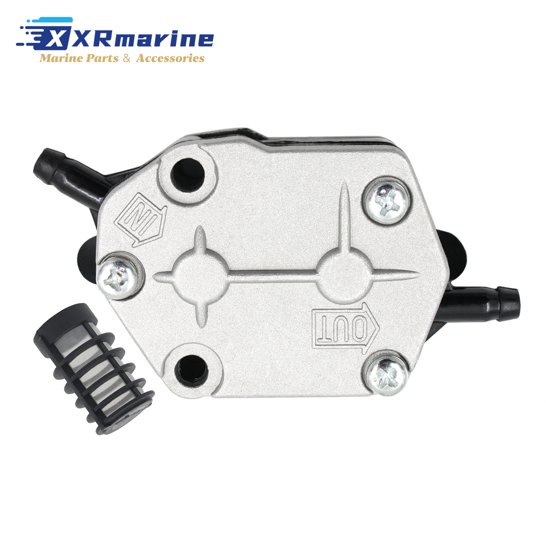 6A0-24410-00 Fuel Pump Assy W/ Fuel Filter 61N-24563-00 Fits for Yamaha Outboard 9.9 15 25 30 40 48 50 55 60 70 75 80 85 90 HP