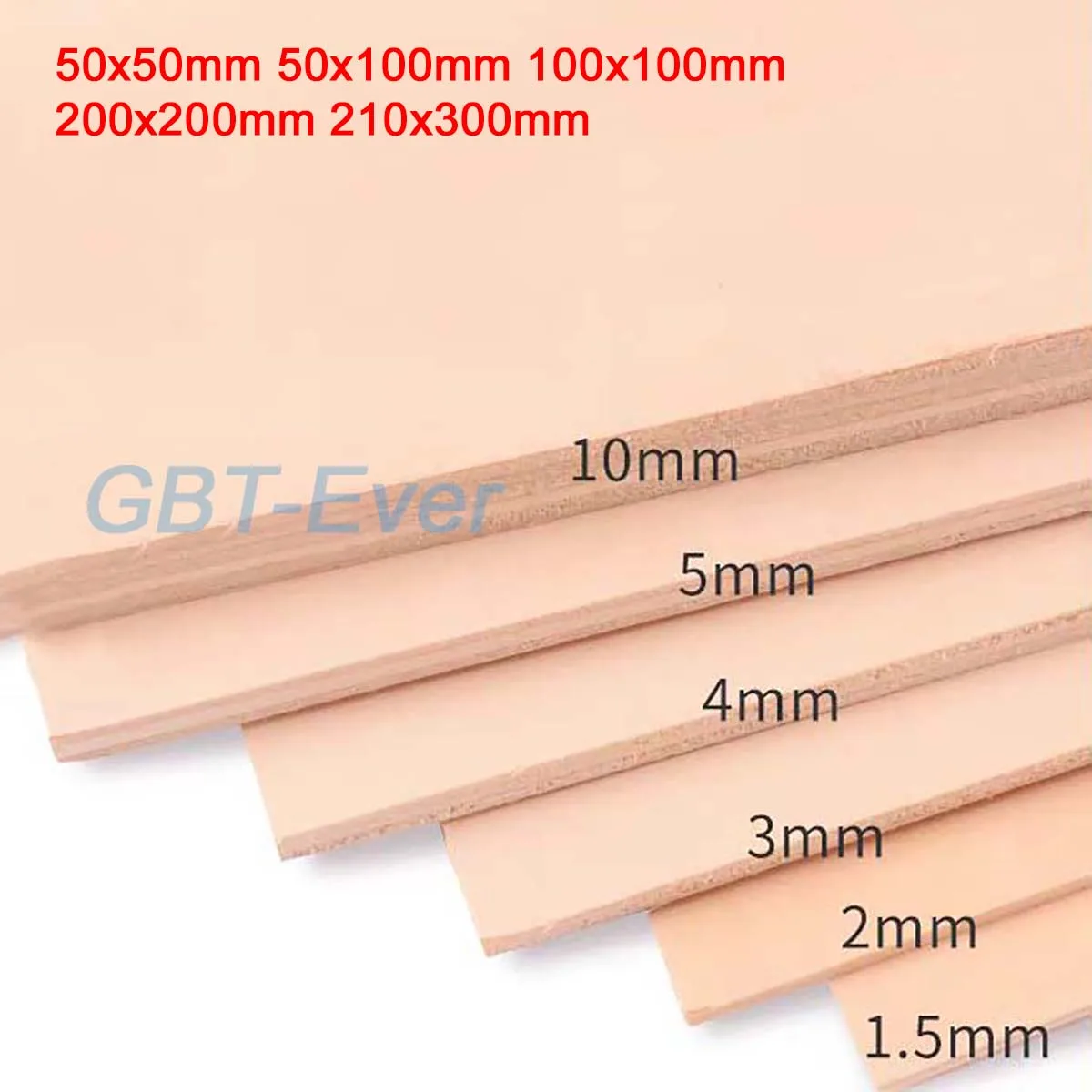 1-10Pcs 50x50~210x300mm Wooden Plate Model Basswood Sheets Lightweight Craft Board Thickness 1.5/2/3/4/5/10mm DIY Wood Chips