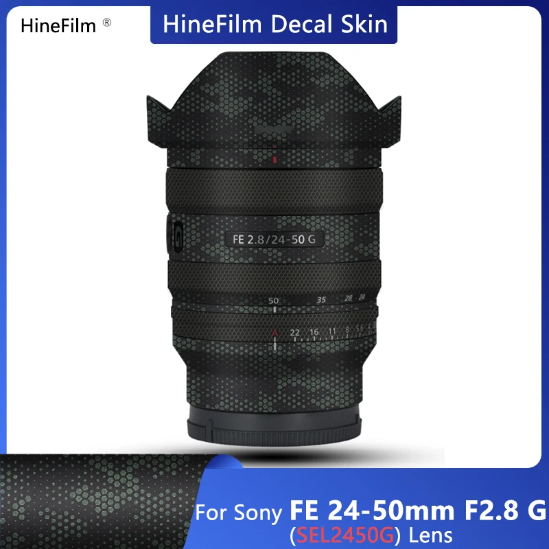 for Sony FE24-50F2.8G Lens Decal Skins 2450 Lens Wrap Cover for Sony FE 24-50mm F2.8 G Lens Premium Sticker SEL2450G 24-50 Skin