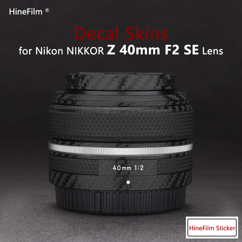 Hinefilm Skin for Nikkor Z40F2SE Lens Premium Decal Skin for Nikon Z 40mm f/2 SE Lens Protector Cover Film Z 40 f2 SE Sticker