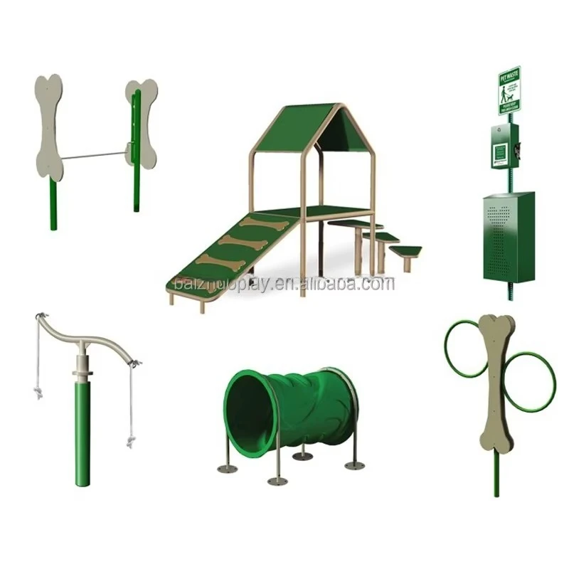Large Outdoor Dog Sports & Training Equipment Plastic Park Tunnel Amusement Combination for Dog Entertainment