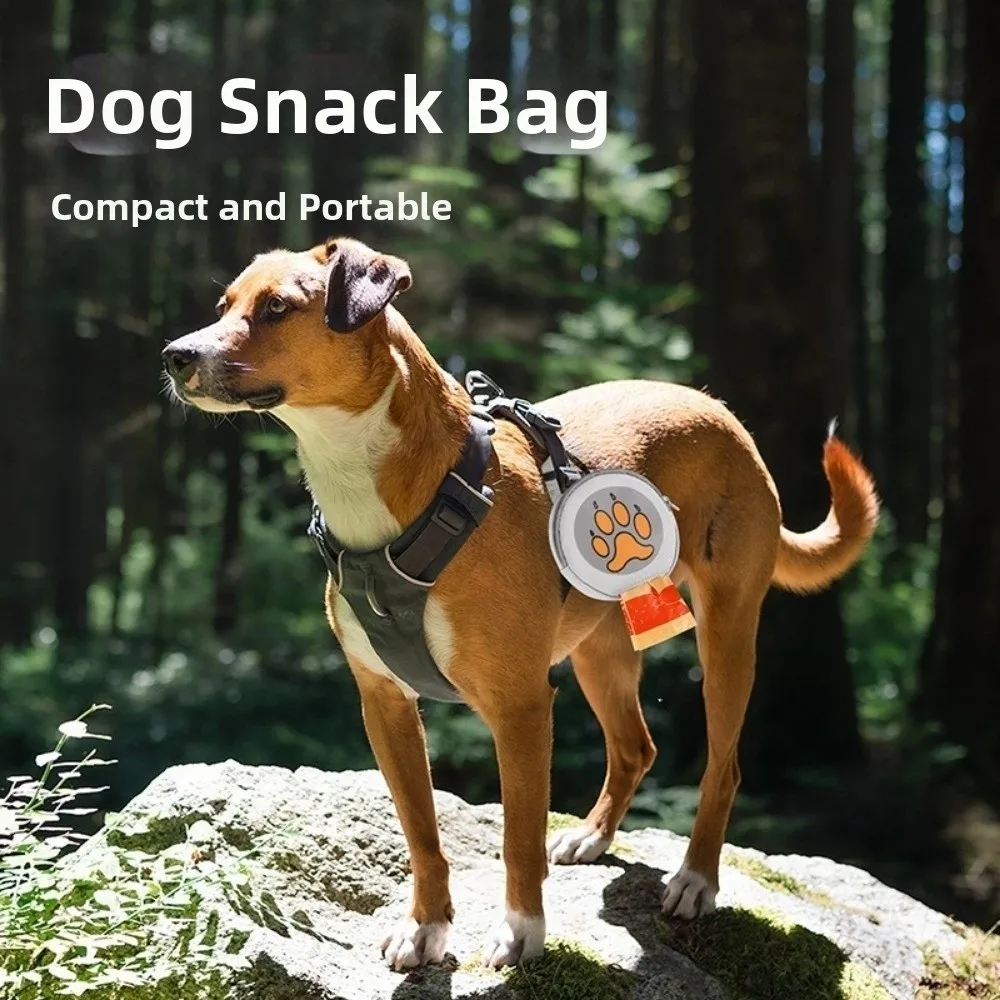 Portable Pet Training Bag Waterproof Large Capacity Dog Treat Bag Buckle Type Leak-proof Dog Walking Bag Outdoor Travel
