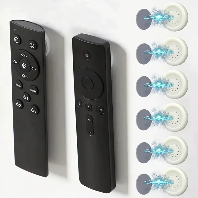 Magnetic Hooks Wall Mount Strong Magnet Remote Control Invisible Holder Keys Fridge Sticker Storage Hooks Home Organizer Hooks