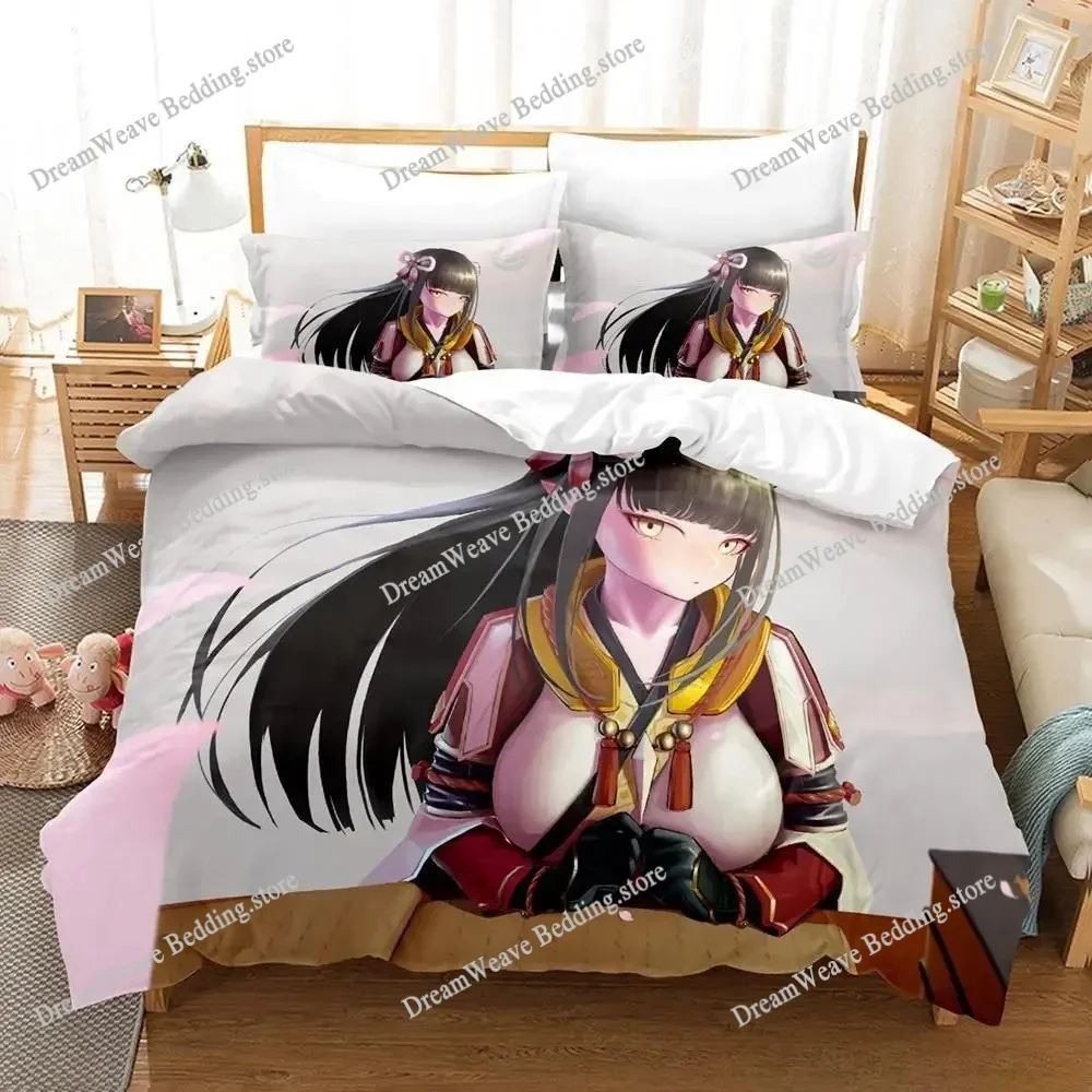 Fashion Game Monster Hunter Hinoa Minoto Bedding Set Single Twin Full Queen King Size Bed Set Adult Kid Bedroom Duvet Cover Sets