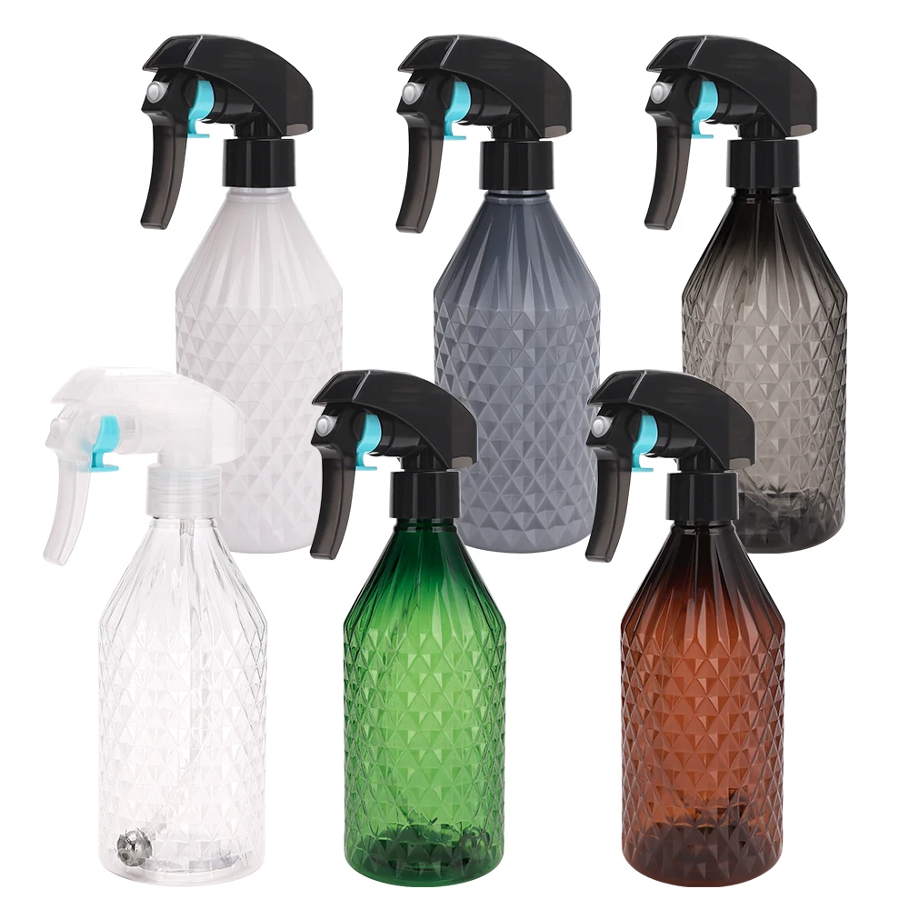 300ML Fine Mist Spray Spray Bottles Transparent Water Packaging Sprayer Stylist Hairdressing Tools Cleaning Hair Care Moisturize