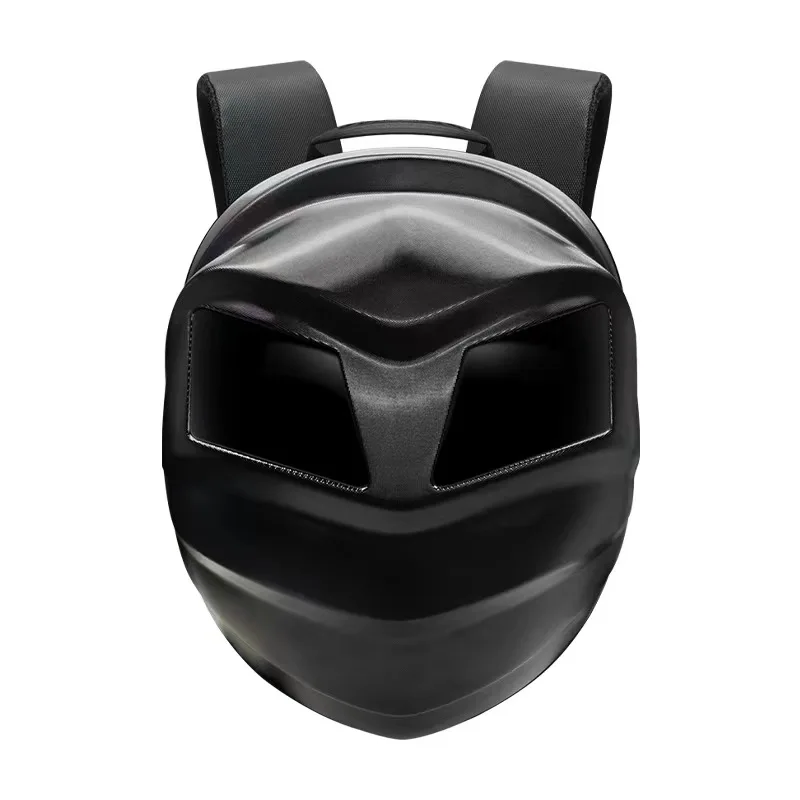 Best Quality Loy Black Knight Led Biker Backpack Factory Wholesale Light up Led Waterproof Motorcycle Riding Helmet Backpack Bag