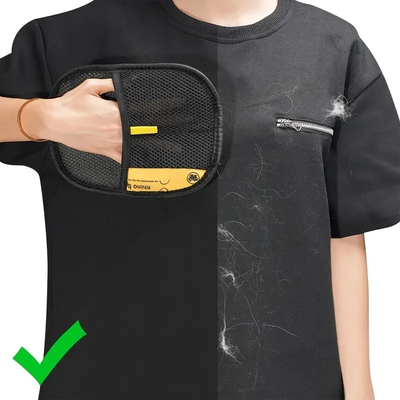 Pet Hair Cleaning Removal Gloves Pet Double-sided Grooming Glove Reusable Tool Sofa Carpets Cat Dog Hair Cleaning Tools