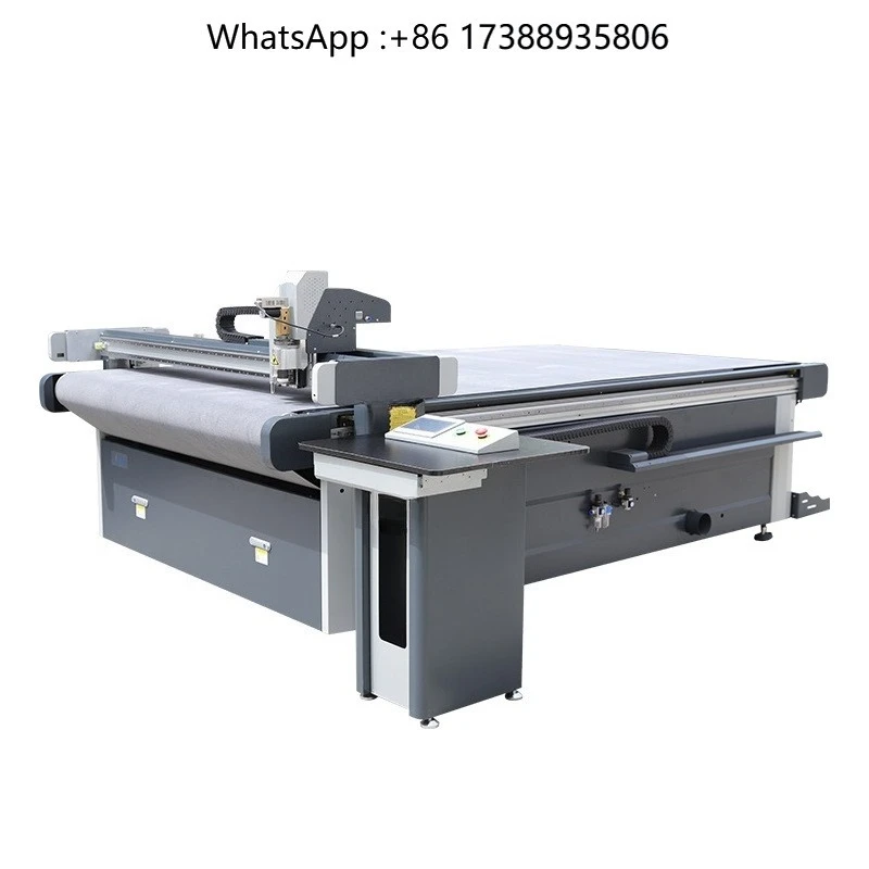Ckun Direct Supply Automatic PLC Controlled Carpet Sofa Non-Woven Fabric Glass Fiber Grid Cloth Cutting Machine Engine Motor