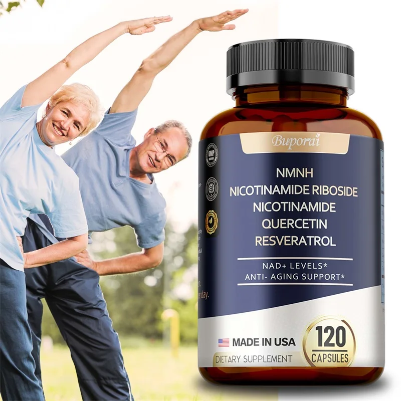 NMNH Capsule Improve Skin Elasticity Endurance Vitality Concentration Increase NAD+ Levels Delay Aging Repair Regenerate Cells