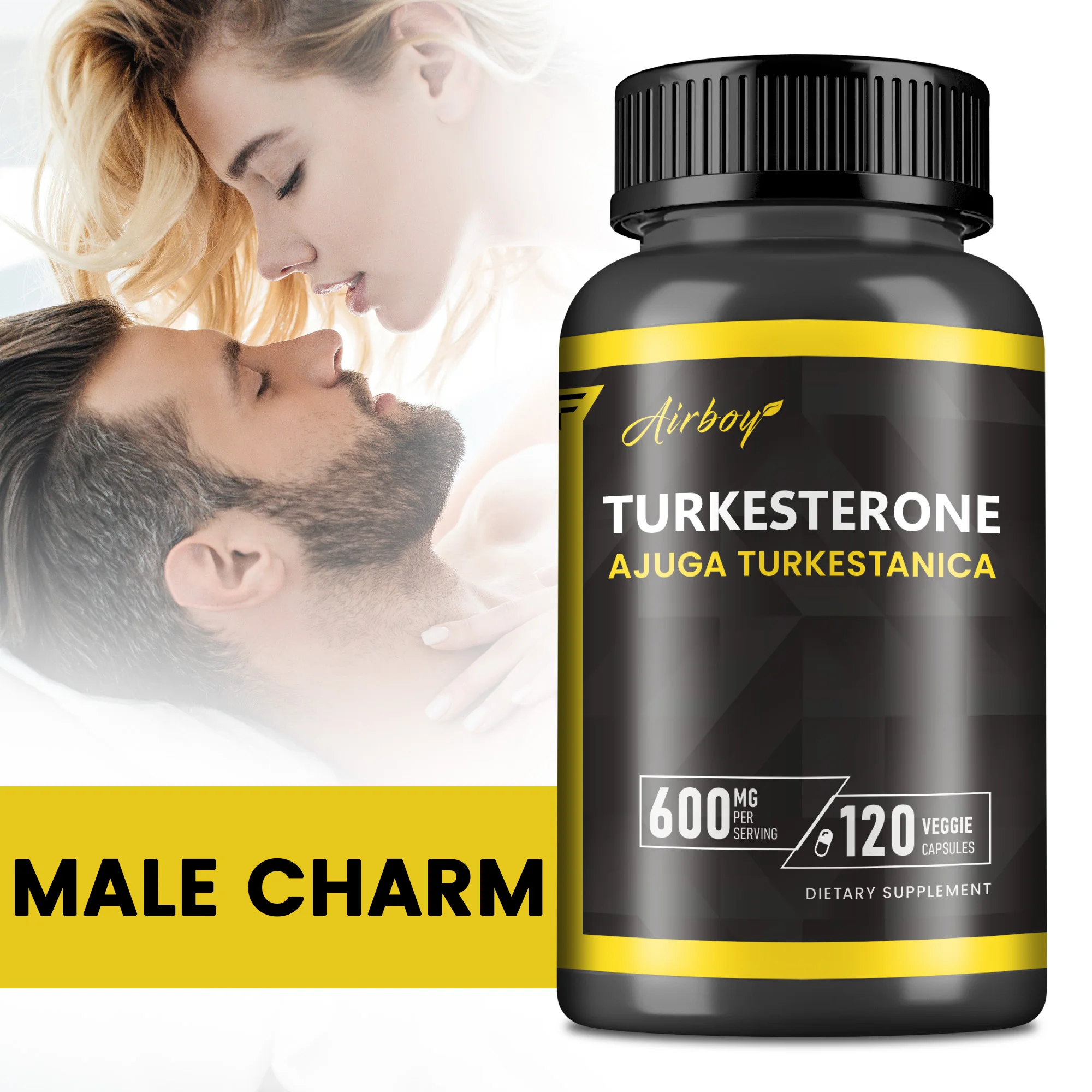 Turkesterone Supplement - Improves Performance,  Supports Muscle Mass, Strength, and Improves Energy Levels & Endurance
