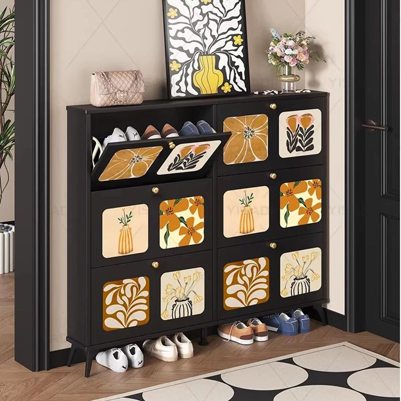 Aesthetic Elegant Premium Shoe Cabinets Space Saving Shoes Organizer Aesthetic Organizador De Zapatos Living Room Furniture