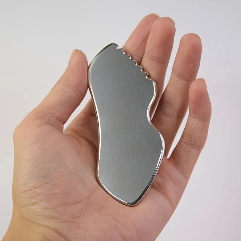 Thick Gua Sha Board Heavy-Duty Facial & Body Massage Tool with Rounded Edges, Non-Slip Grip  for Face Neck Legs Christmas Gift