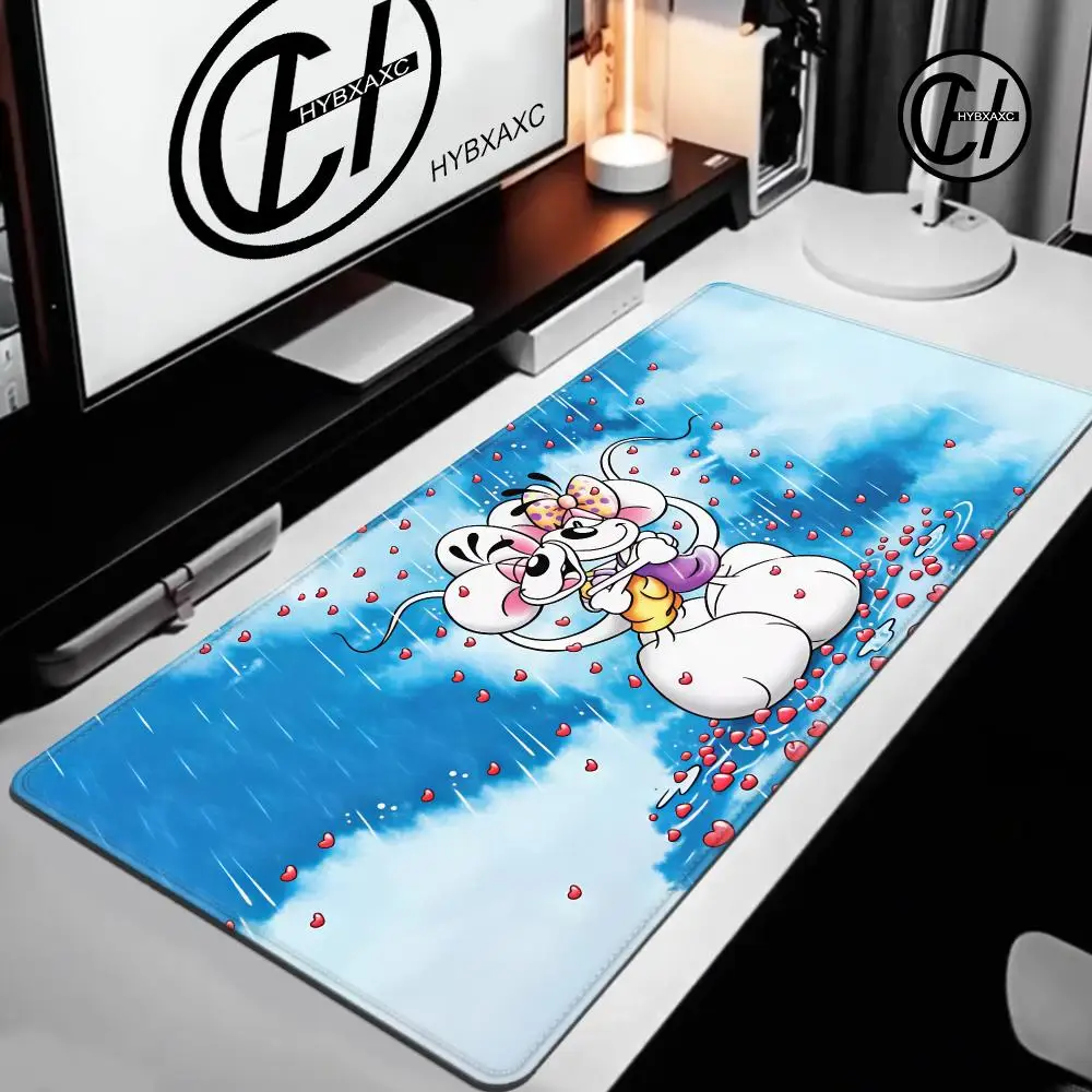Cartoon Cute Kawaii D-Diddl Mouse Pad Desk Mat Large Non-slip Anti-fray Keyboard Ergonomic Office Rubber PC Home Custom