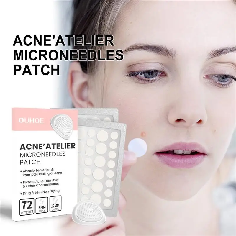 Acne Patch Invisible Hydrocolloid Available All Day 24/36 Pieces Concealer Purulent Suction Repair Transparent Skin Care Tool