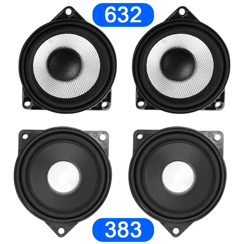 Rear Surround Windshield Center Speaker Horn 4 Inch For BMW F10 F11 G20 G30 F30 F34 F48 F25 F15 F16 G01 G05 E60 E90 E81 E84