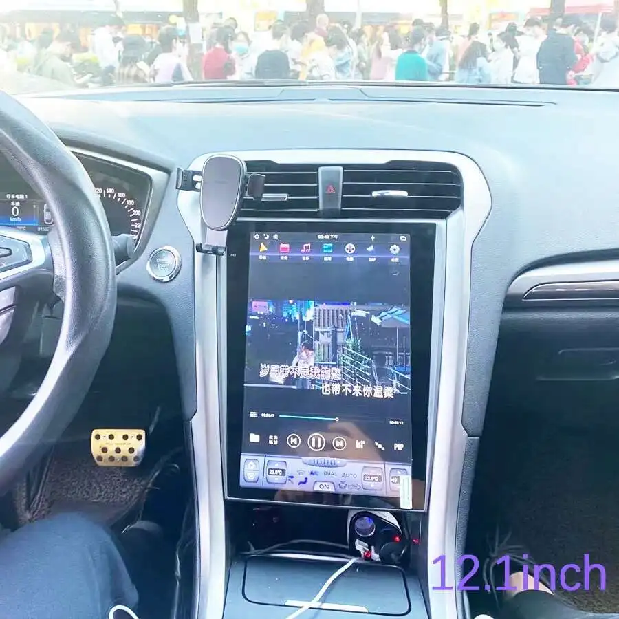 8G+128G 12.1Inch Touch Screen For Ford Mondeo Fusion MK5 Android 14 Car Radio Multimedia Video Player GPS Navigator