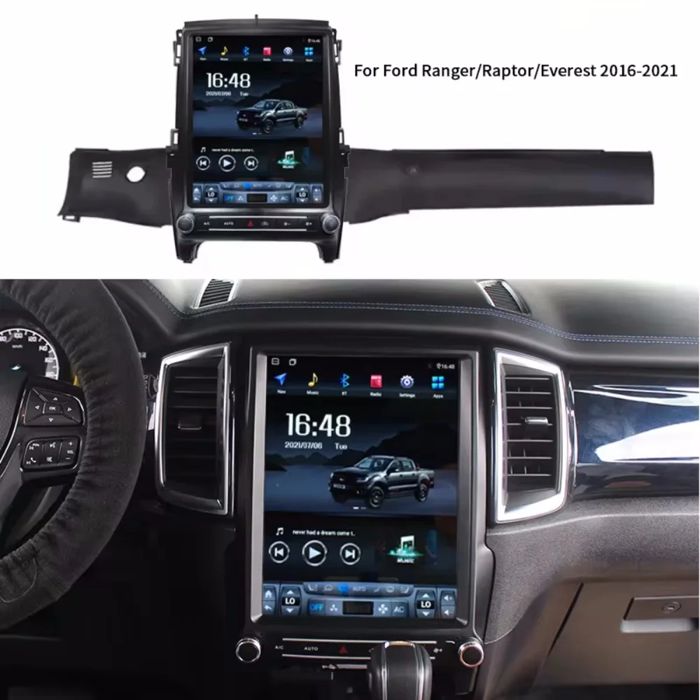 12.3’ Radio For Ford Ranger 2015-2020 Android 14 256GB Vertical Screen Car GPS Navigation Head Unit Multimedia Player Tape