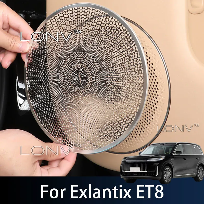 For Esteo Exlantix ET8 Exeed ET8 2026 2027 Speaker Cover Trim Door Loudspeaker Cover Trim Roof Horn Speaker Cover Accessories