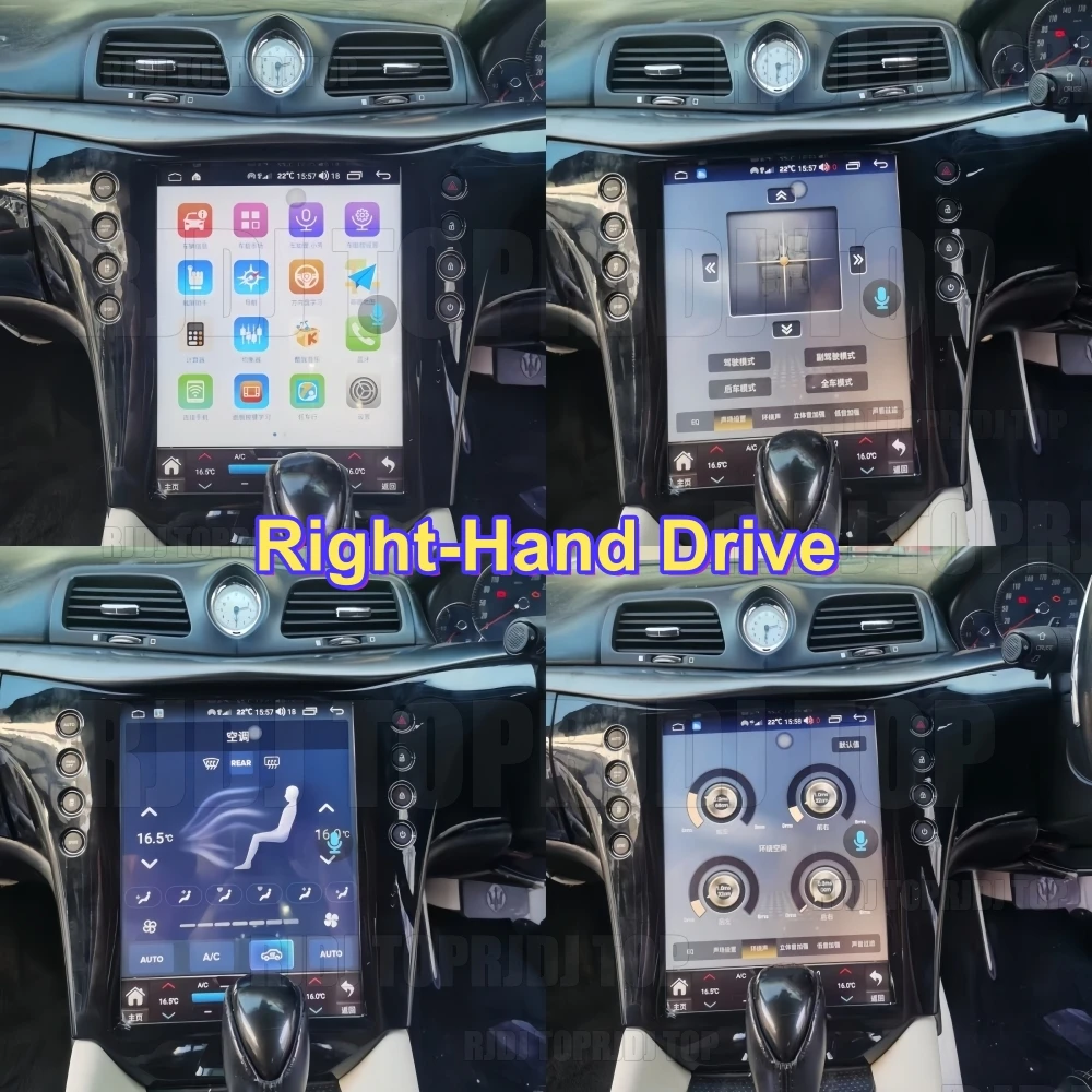 For Maserati GT GC GranTurismo 2007-2017 Car GPS Navigation Stereo Car Radio Multimedia Player Wireless Carplay Head Unit WiFi