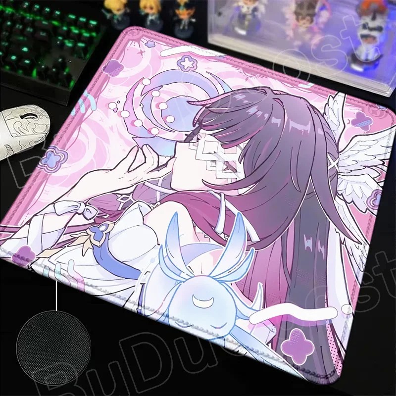 Pretty Columbina Game Genshin Mouse Pad Small Size Desk Mat Keyboard Ergonomic Office Rubber PC Non-slip Anti-fray Home Mousepad