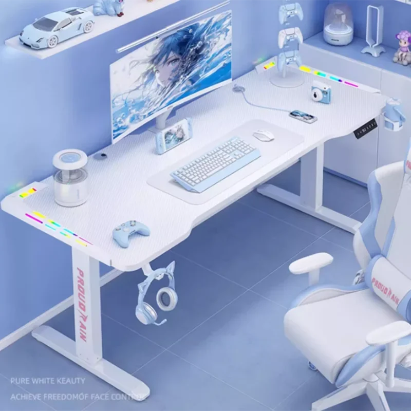 Office Gaming Computer Desks Wall Table Notebook Ergonomic Keyboard Table Mouse Pad Monitor Stand Escritorios Unique Furniture