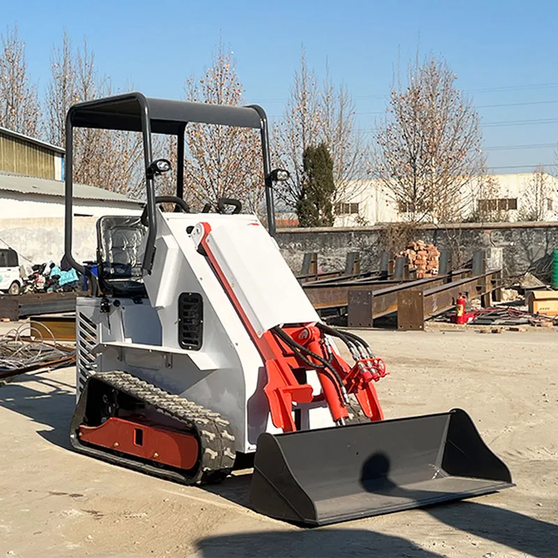 Durable Mini Skid Steer Loader 1 Ton 500kg Small Skid Loader EPA Euro 5 CE China Factory Price Fast Delivery Compact Loader Sale