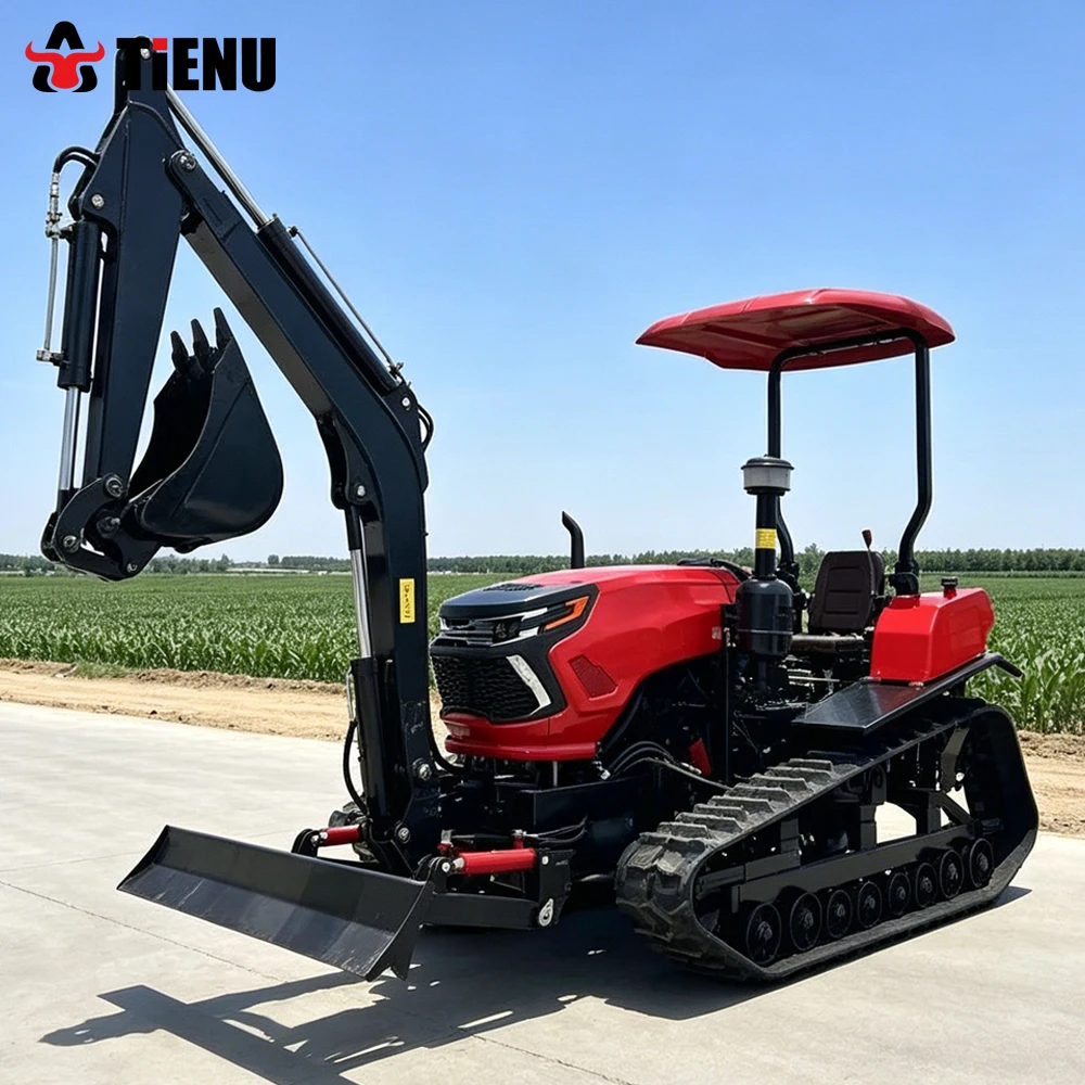 Tracked Tractors For Both Irrigated And Dry Land Use Tracked Rotary Tillers Agricultural Tillage Machines Factory Direct Sales