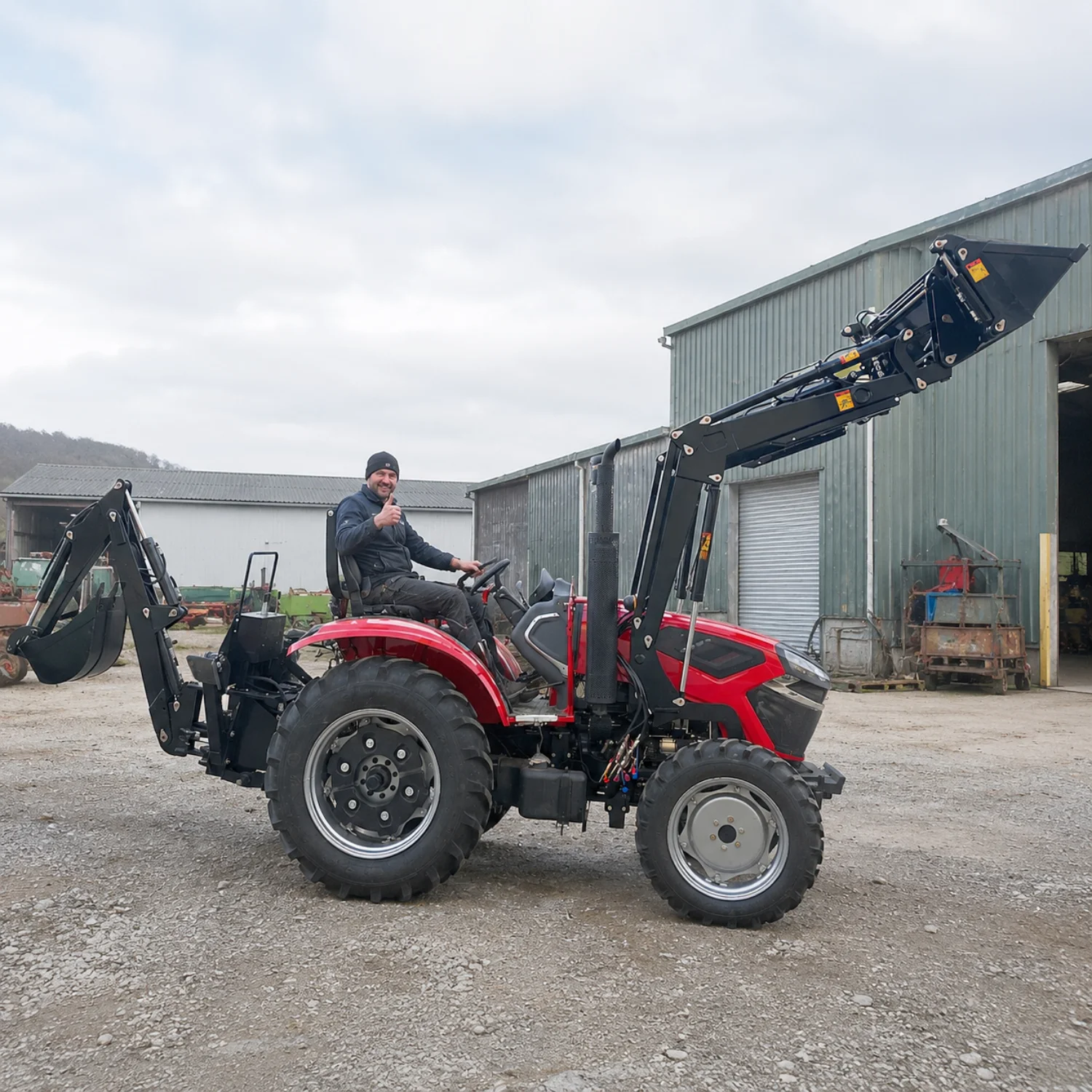 Customized 50HP 4WD Compact Utility Tractor Farm Equipment Agricultural Tractor Diesel Tractor Four Wheel Drive Tractor CE EPA