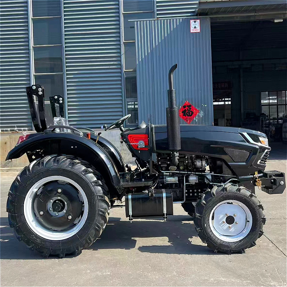 Brand New Top-quality 4x4 Wheeled Mini Agricultural Tractor with Complete Set of Agricultural Implements, Factory Direct Sales.