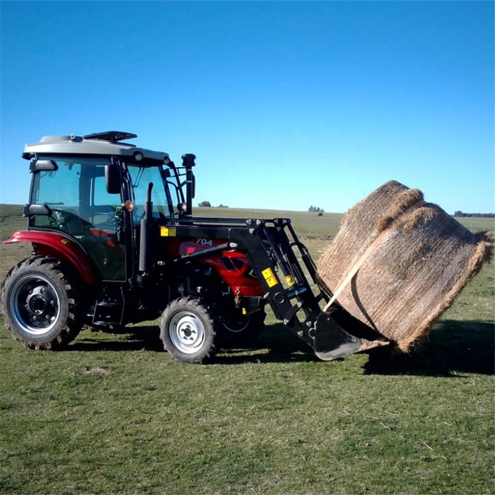 New Design 50-90HP 4WD Wheel Tractor Agricultural Farm Tractor With Cabin And AC System CE Certified Factory Directly Selling