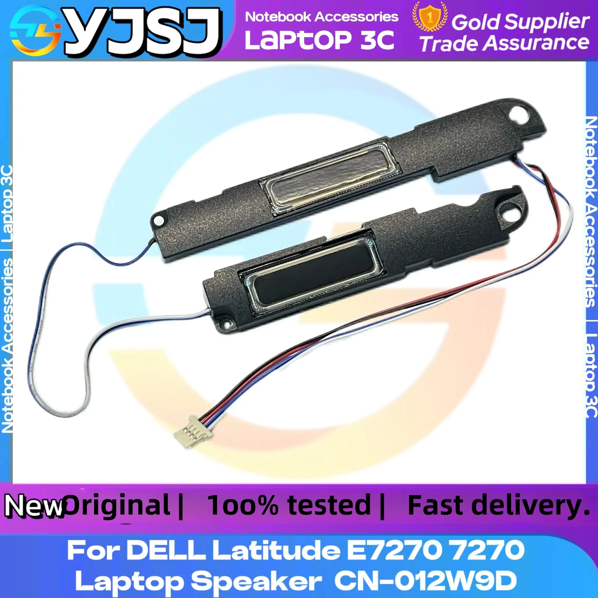 New Original For DELL Latitude E7270 7270 Laptop Built-in Speaker 012W9D 12W9D CN-012W9D Fast Ship