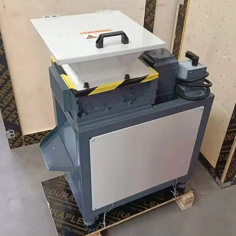 Crusher For Bottle Caps, Plastic, Cardboard, Tires, Wood, Fabric Shredder Small Dual-axis Multi-functional Powerful