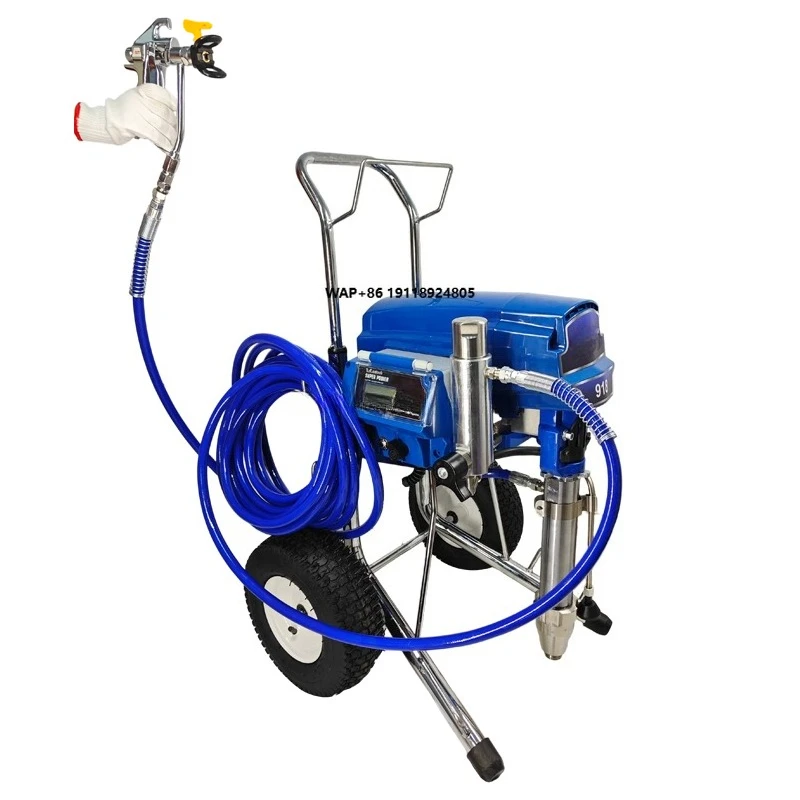 Industrial Grade  918 High Quality Brushless Motor 220v Power Putty Sprayer Airless Spray Machine for Indoor and Outdoor