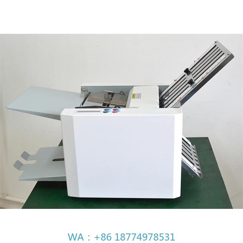Origami Folder 2 Combs A4 Size Paper Cross Folding MachineA4 Paper Manufacturing Processing Machinery Semi Automatic