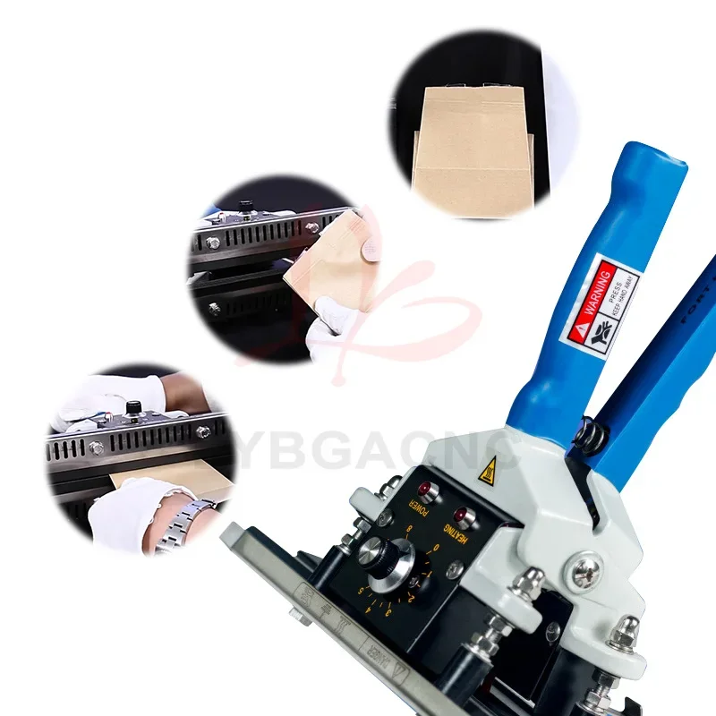 Sealer Direct Heating/Instant Heating Hand-operated Pliers Sealing Machine 200/300/400mm 12mm Width Heating Strip/Flat Seal Tool