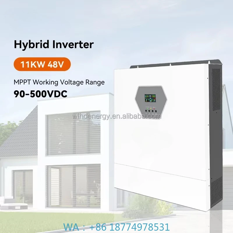 10kw 220/230v Single Phase Max Pv 11000w Solar Off Grid Hybrid Inverter 11kw 48v 2 Mppt Charger Dual Output