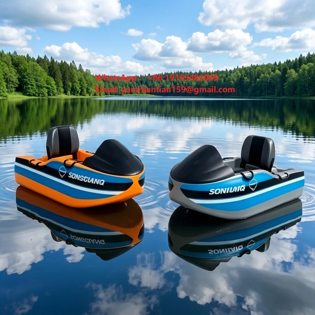 Jet Boat Made PEE Material 2 STROKE 15kW Water-Cooled Motor 72V90A Ternary Lithium Battery Max Speed 40km/h Max Load 300KG
