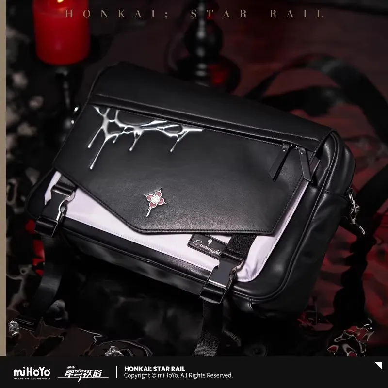 [Genuine] miHoYo Game Evernight Bag Honkai Star Rail Evernight Theme Shoulder Bag Crossbody Bag Briefcase Cosplay Halloween Gift
