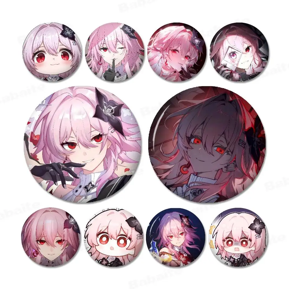 Game Honkai Star Rail Evernight Creative Tinplate Soft Button Pins Animal Icon Brooch Lapel Backpack Badge Accessories Pin