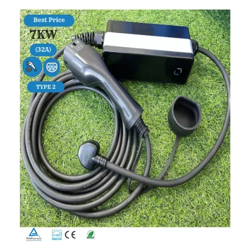 Home Ev Car Accessories Mobile Type 2 Electric Car Home Ev Charger 32A 7Kw Level 2 Portable Charger for Electric Car