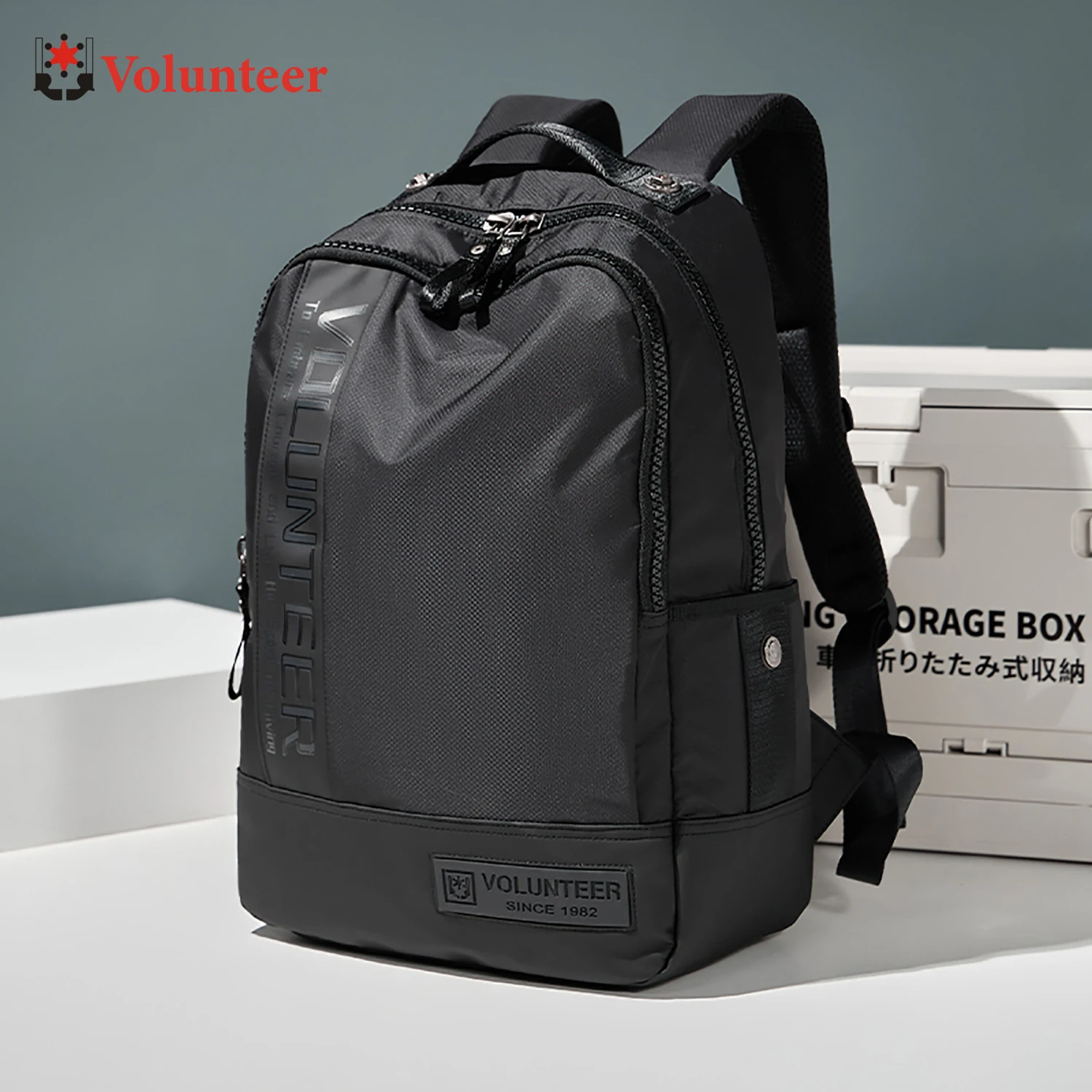 VOLUNTEER Business Laptop Backpack for Women & Men Outdoor Travel Waterproof Backpack Daypack Casual Fashion School Bag 1841-01A