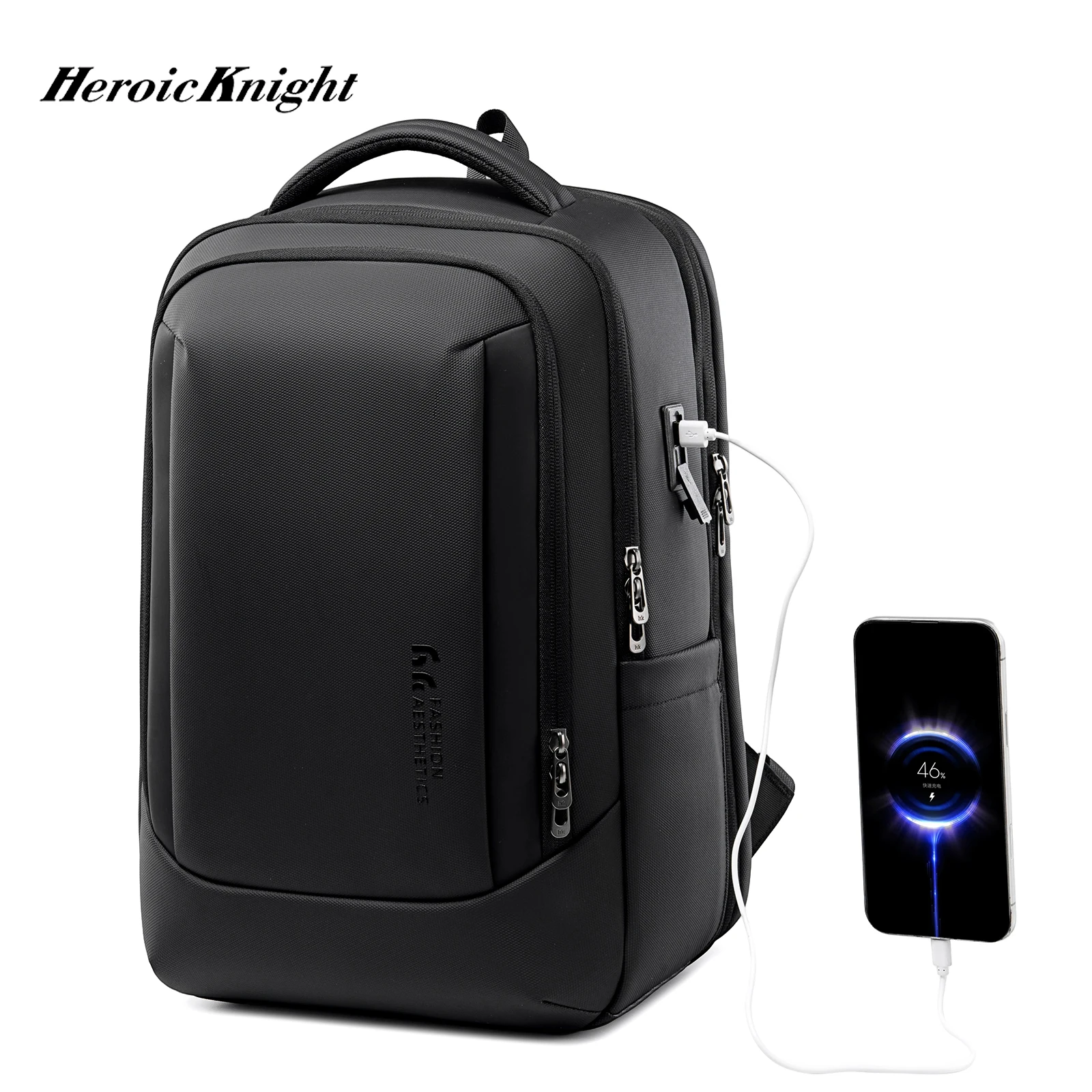 Heroic Knight Multifunction Men’s Backpack Business Commute Waterproof 17
