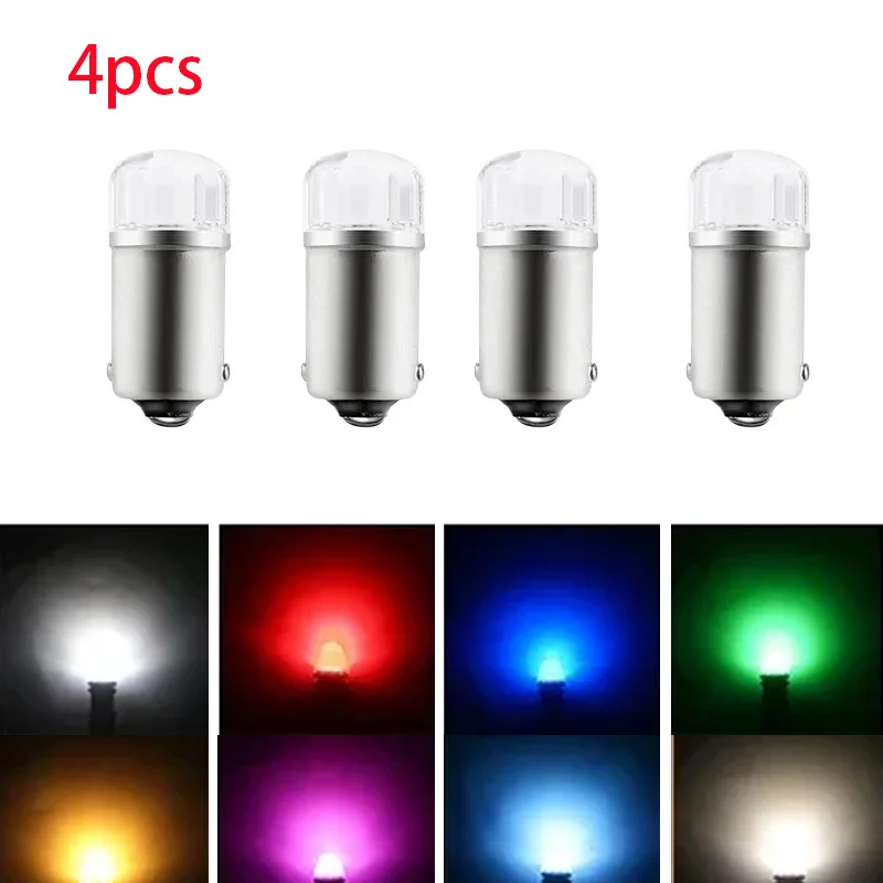 4PCS AC DC 6V 6.3V 12V T11 T4W BA9S 44 47 55 Led Bulb Flashlight Pinball Machine Game Car Light BA9S Spotlight BA9S Floodlight